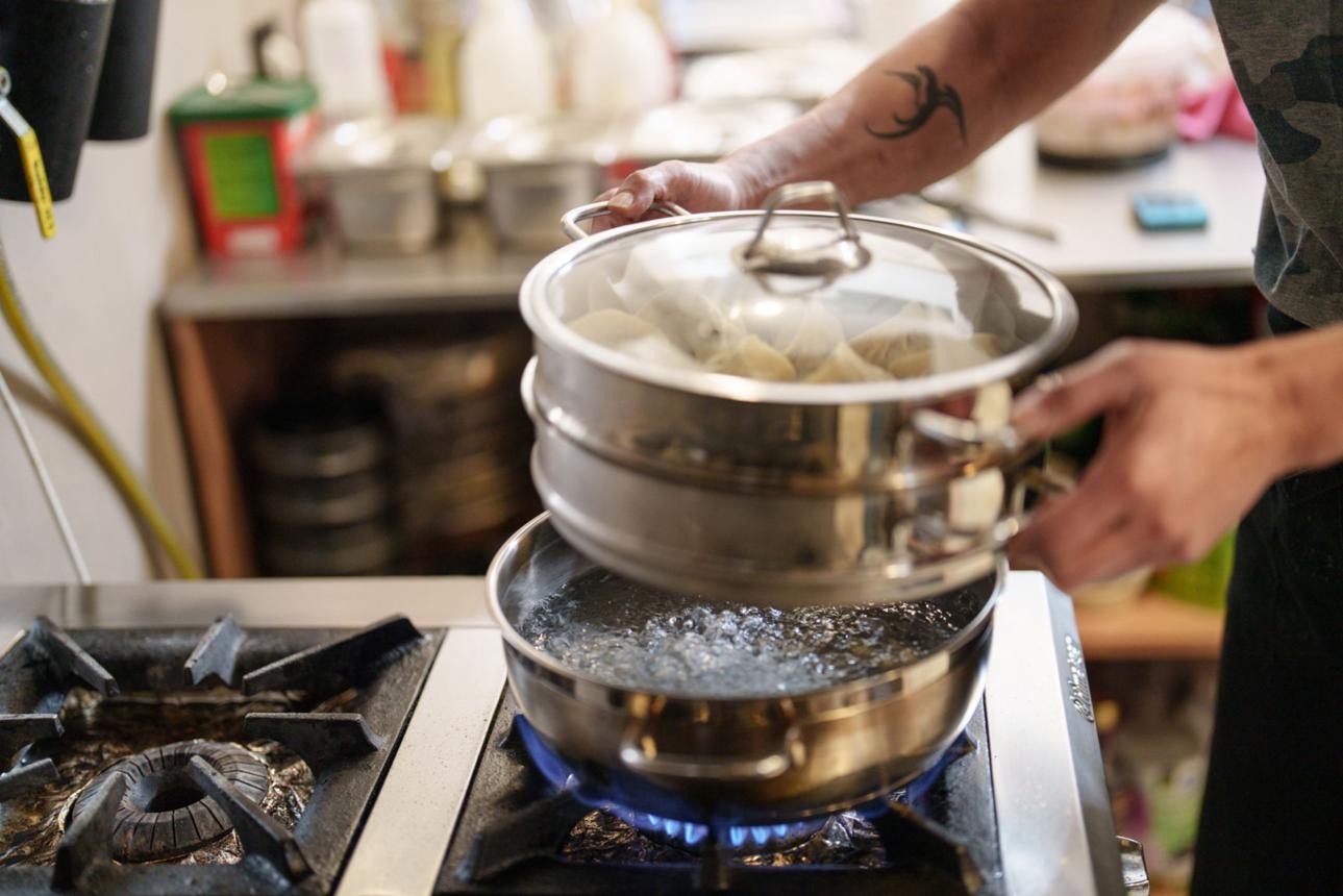 Olla de cocina al vapor