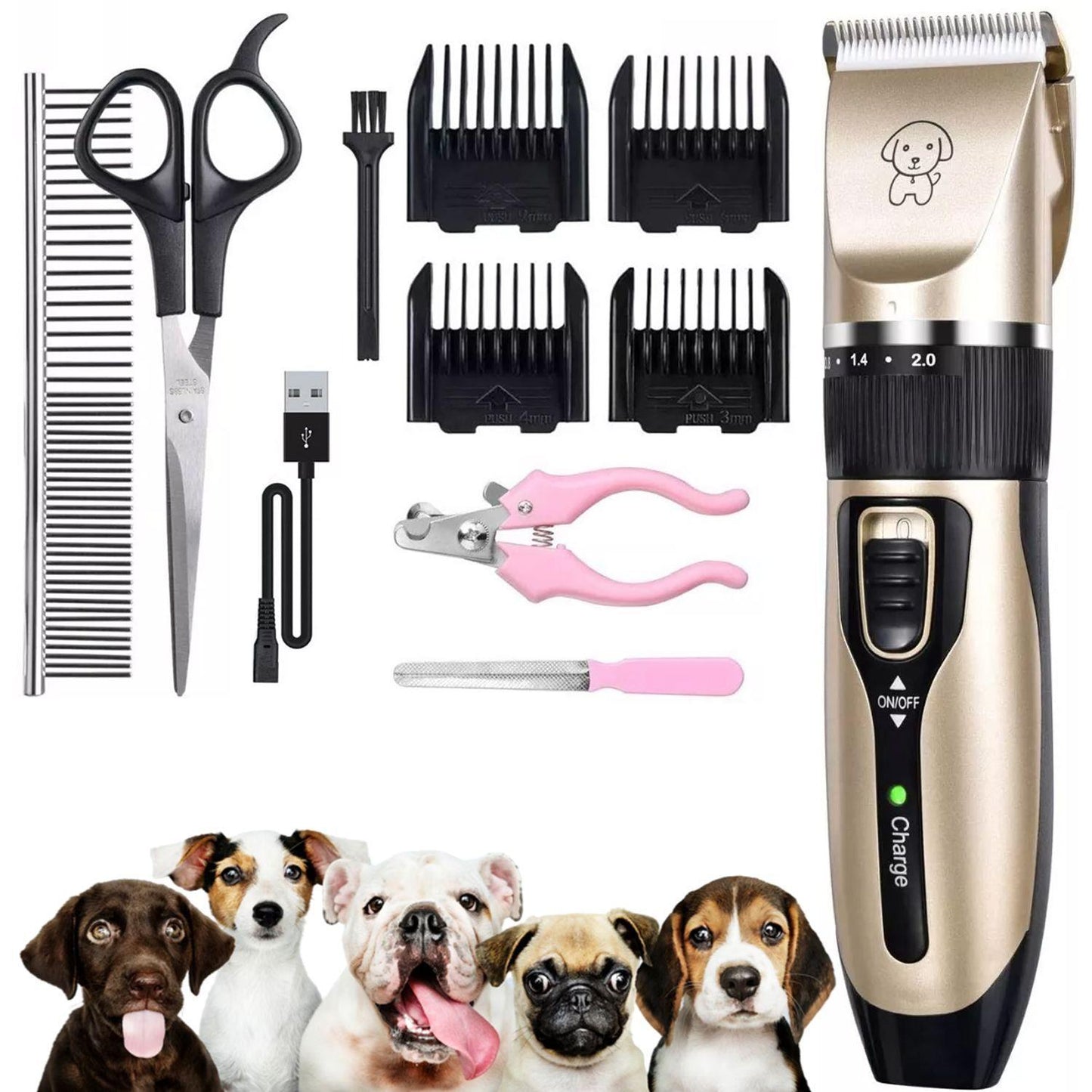 Kit Peluquería Profesional Para Mascotas