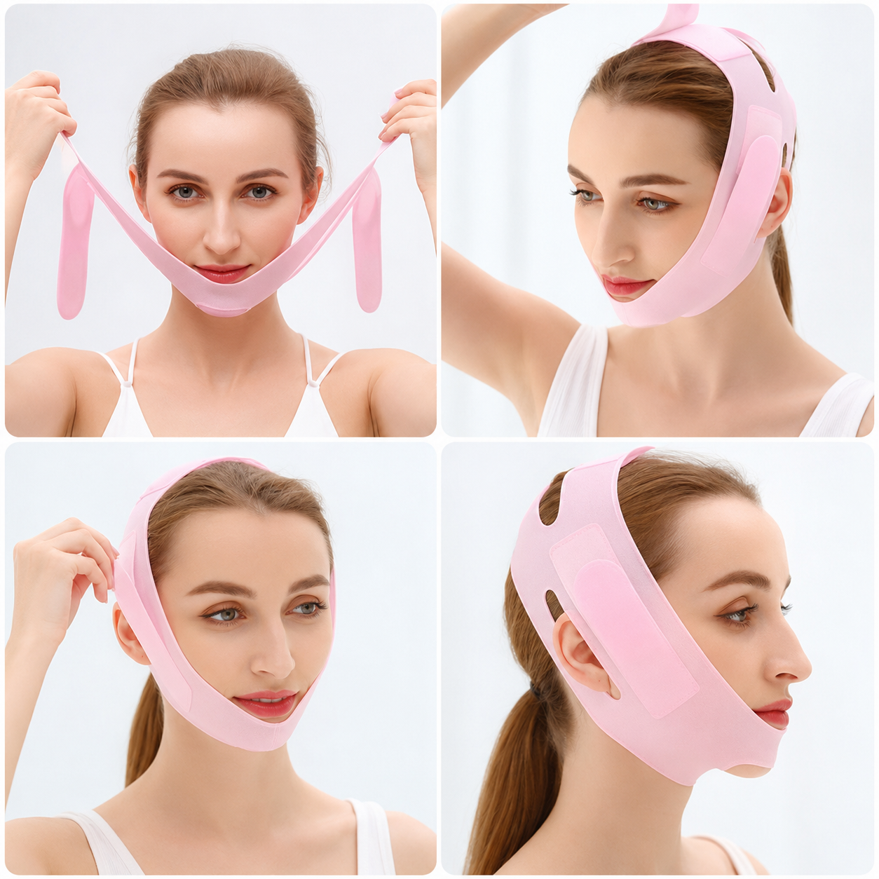 Combo Facial Reafirmante 2x1 Masajeador facial + GRATIS Faja De Papada En Silicona
