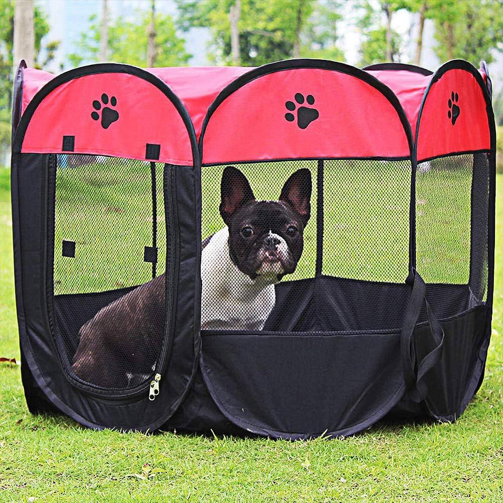 CORRAL MASCOTAS PERROS GATOS PLEGABLE M
